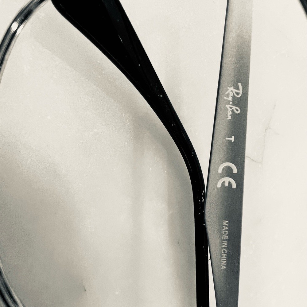 Ray-Ban Black and Silver Men’s EyeGlass  Frame With Case. NWOT - Picture 7 of 8